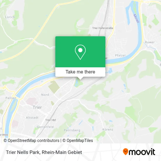Trier Nells Park map