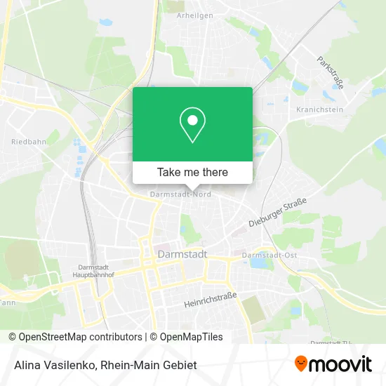 Alina Vasilenko map