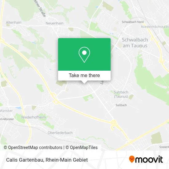 Calis Gartenbau map
