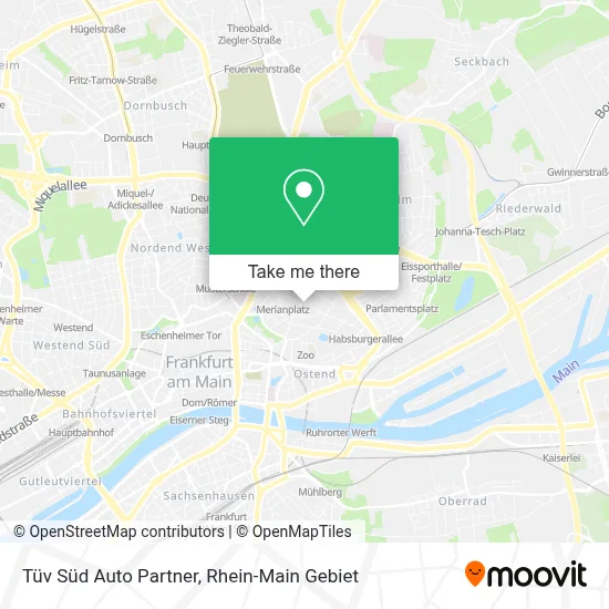 Tüv Süd Auto Partner map