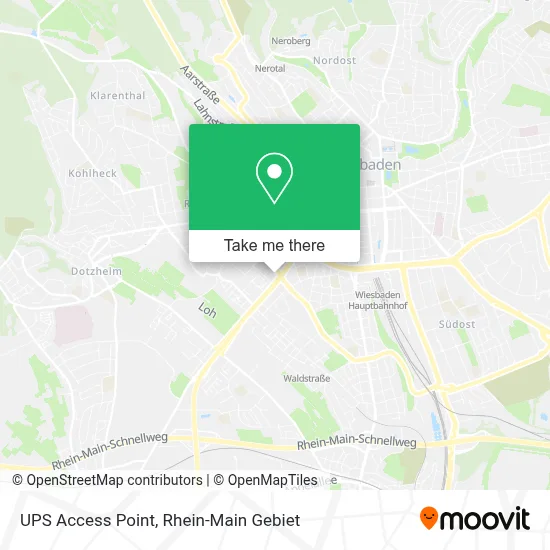 Ups Access Point map