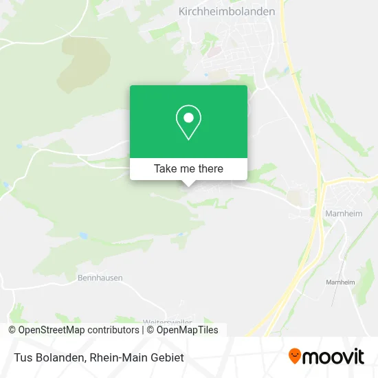 Tus Bolanden map