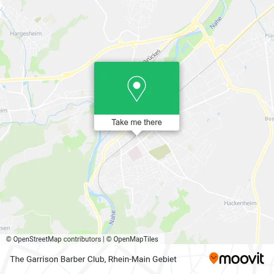 The Garrison Barber Club map