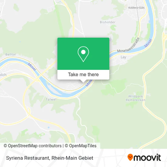 Syriena Restaurant map