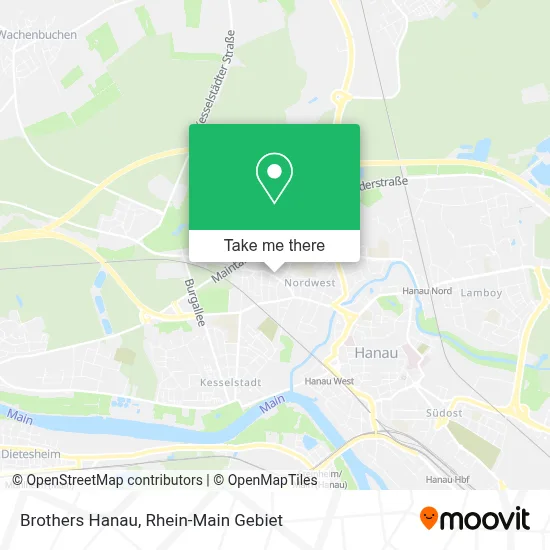 Brothers Hanau map