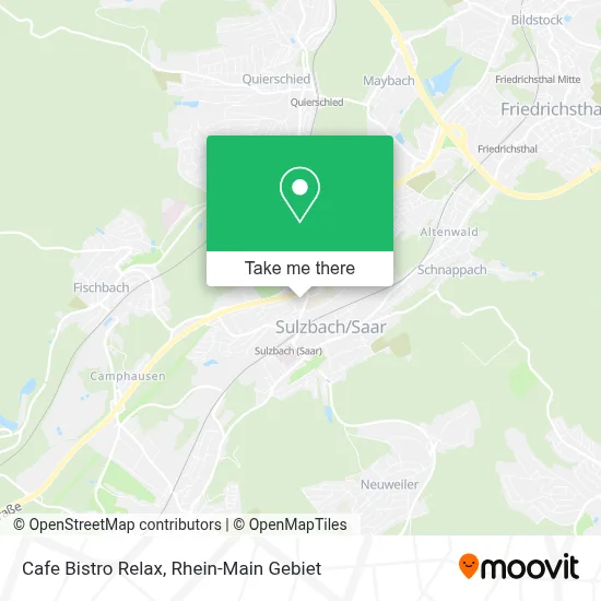 Cafe Bistro Relax map
