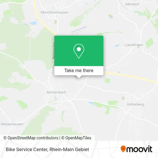 Bike Service Center map