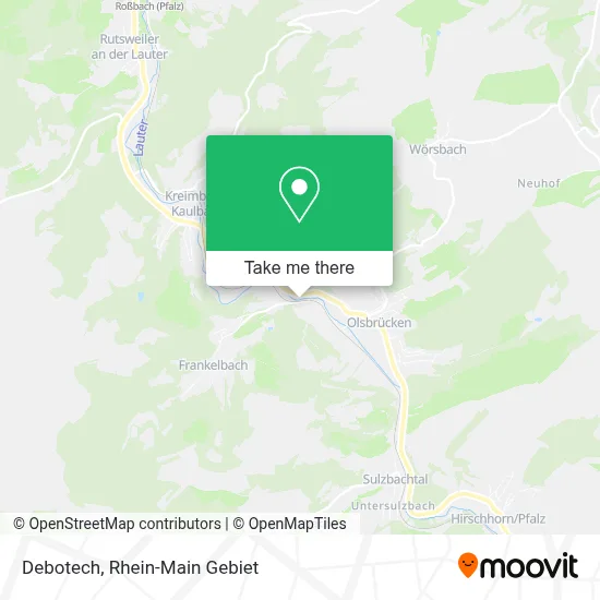 Debotech map