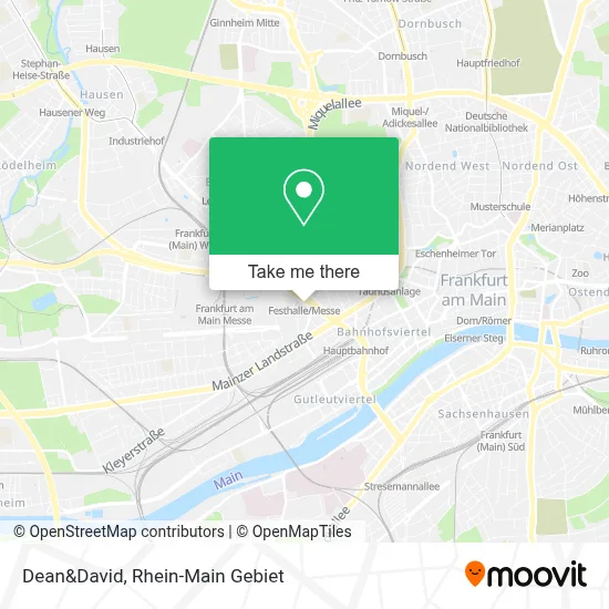 Dean&David map