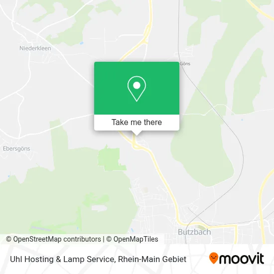 Uhl Hosting & Lamp Service map