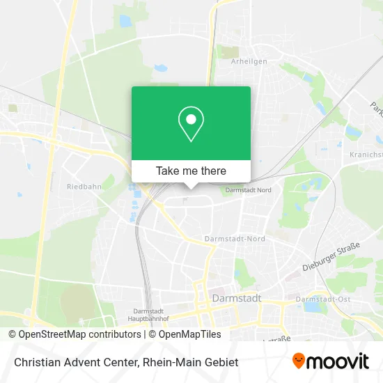 Christian Advent Center map