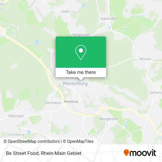 Be Street Food map