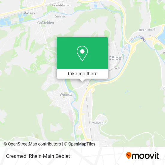 Creamed map