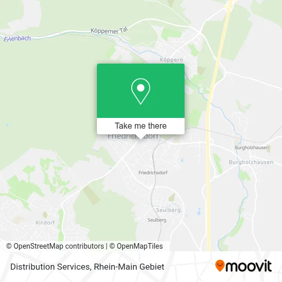 Distribution Services map