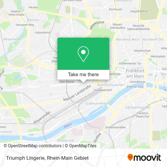 Triumph Lingerie map