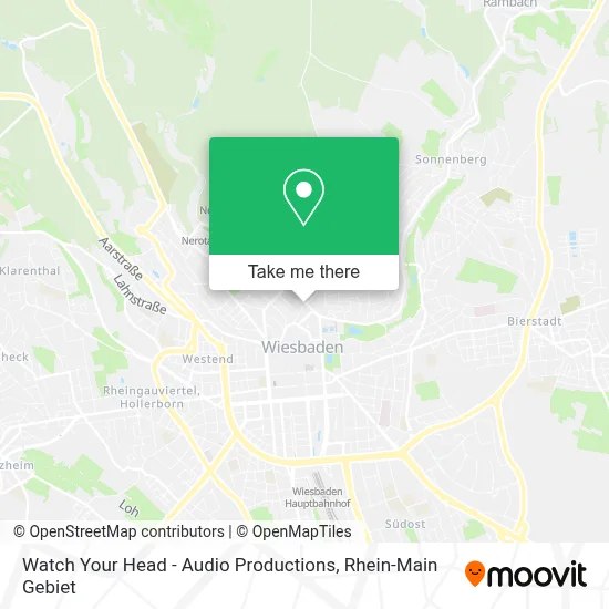 Watch Your Head - Audio Productions map