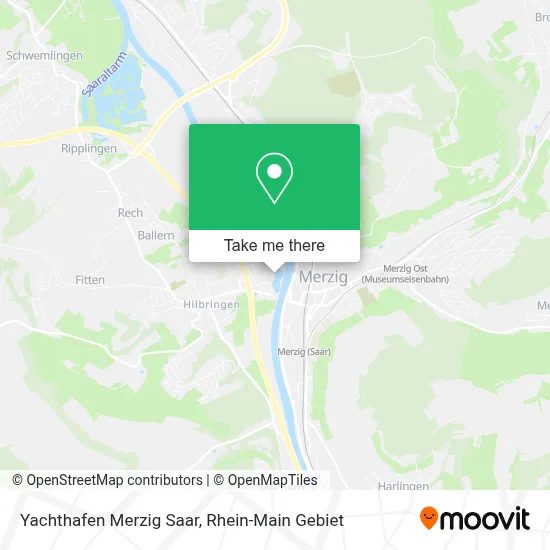 Yachthafen Merzig Saar map