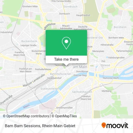 Bam Bam Sessions map
