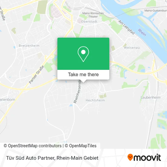 Tüv Süd Auto Partner map