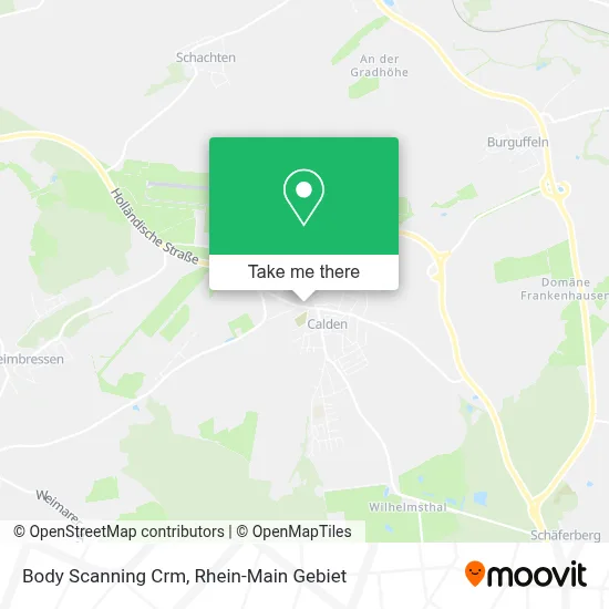 Body Scanning Crm map