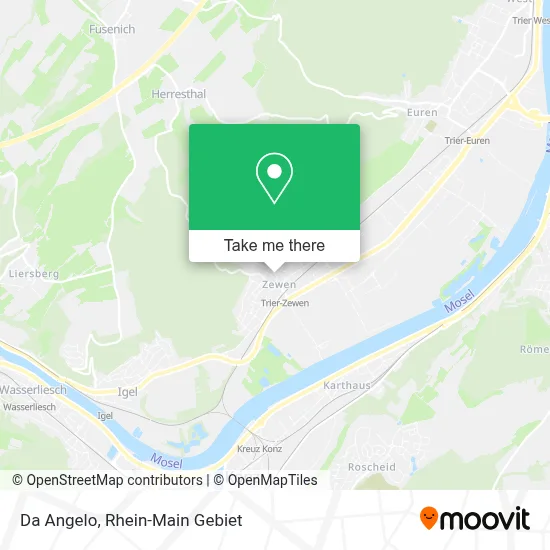 Da Angelo map