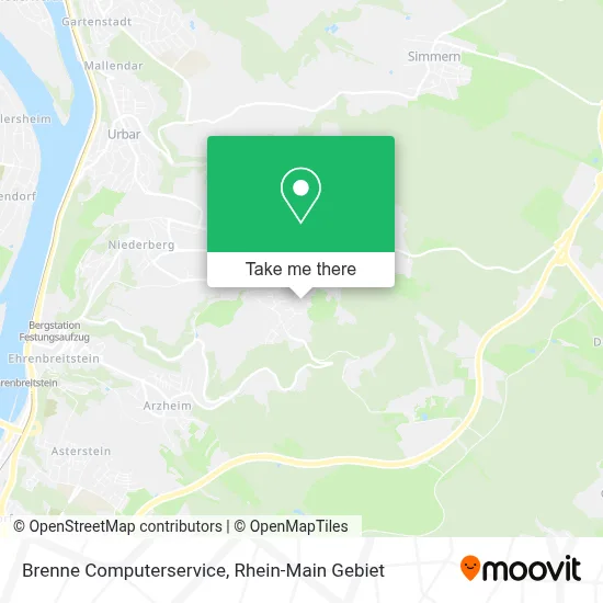Brenne Computerservice map