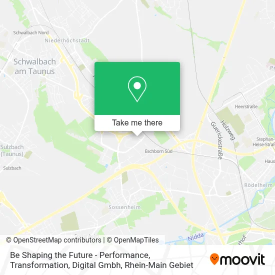 Be Shaping the Future - Performance, Transformation, Digital Gmbh map