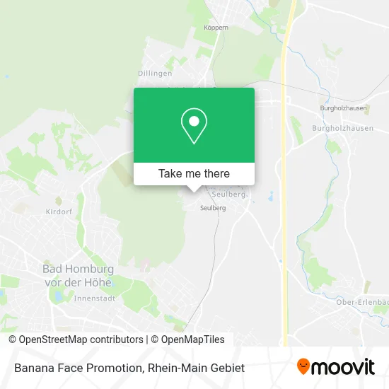 Banana Face Promotion map