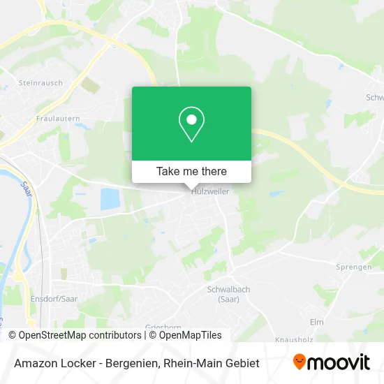 Amazon Locker - Bergenien map