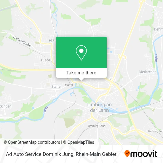 Ad Auto Service Dominik Jung map