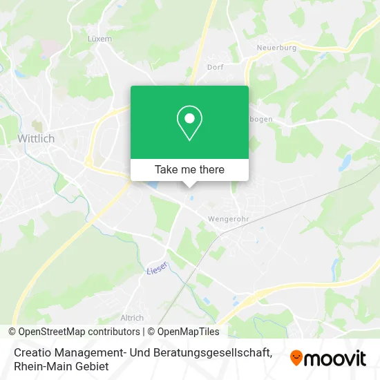 Creatio Management- Und Beratungsgesellschaft map