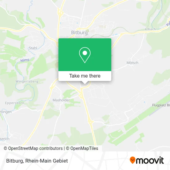 Bitburg map