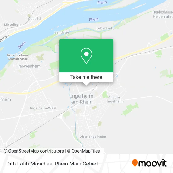 Ditb Fatih-Moschee map