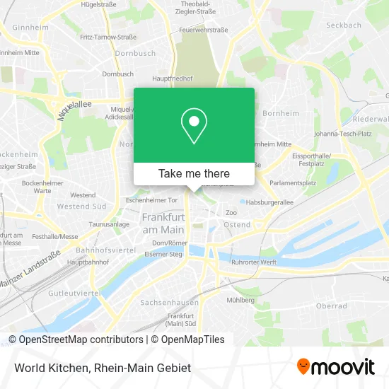 World Kitchen map