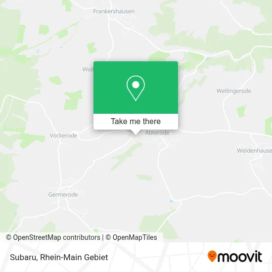 Subaru map