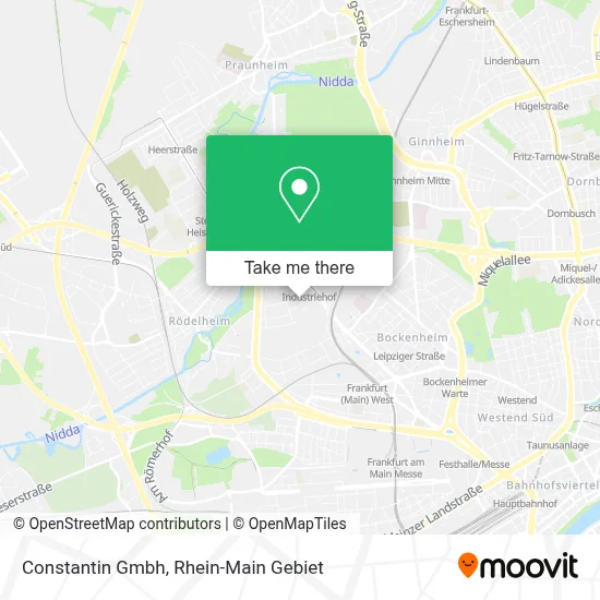 Constantin Gmbh map