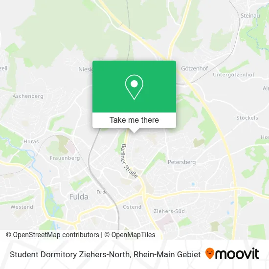 Student Dormitory Ziehers-North map