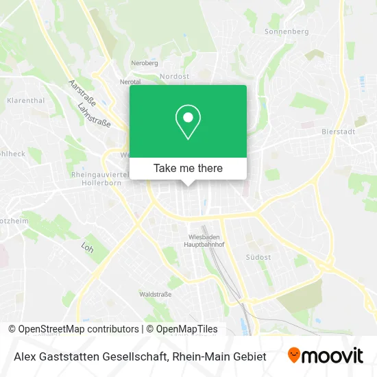 Alex Gaststatten Gesellschaft map