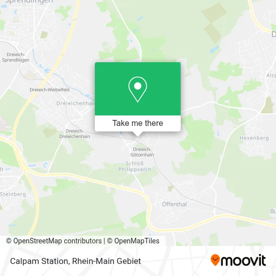 Calpam Station map