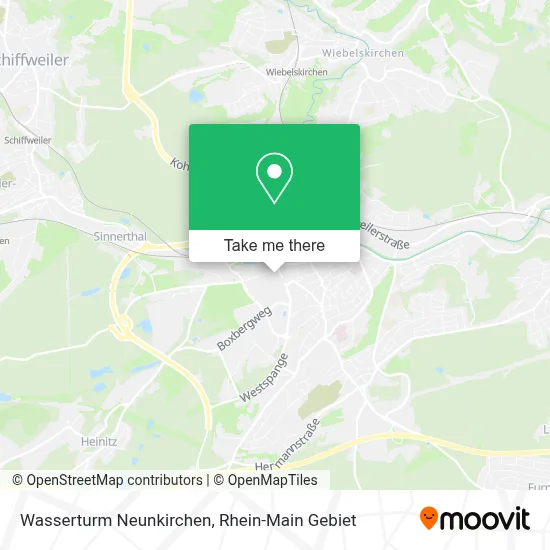 Wasserturm Neunkirchen map