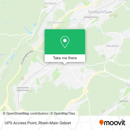 Ups Access Point map