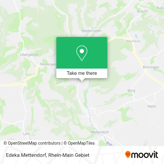 Edeka Mettendorf map