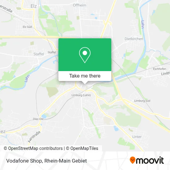 Vodafone Shop map