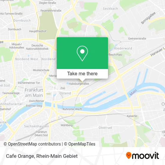 Cafe Orange map