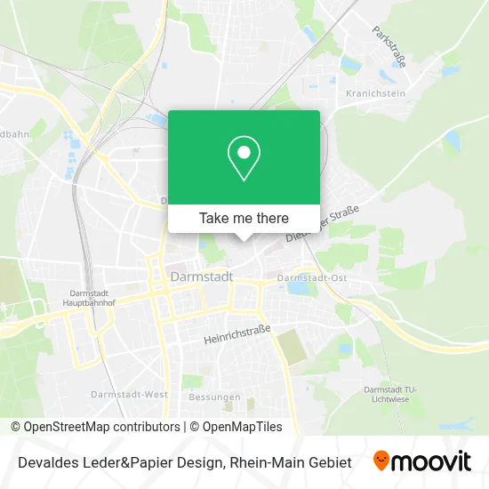 Devaldes Leder&Papier Design map