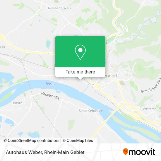 Autohaus Weber map
