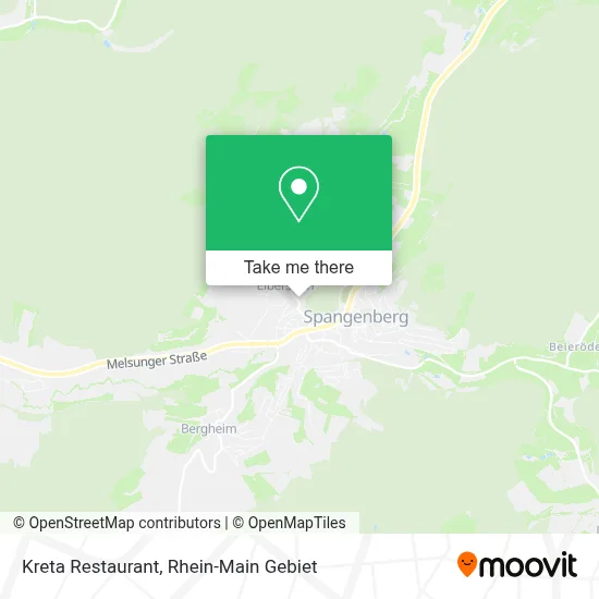 Restaurant Kreta map
