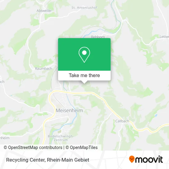 Wertstoffhof map