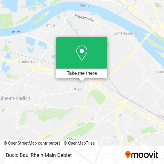 Bucic Bau map