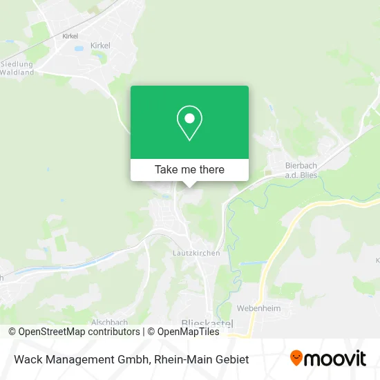 Wack Management Gmbh map